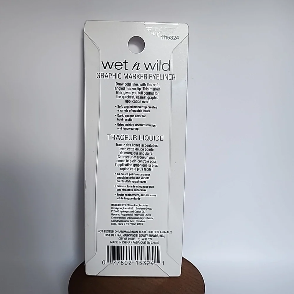 Wet N Wild Proline Graphic Marker Eyeliner - 877 JetLiner Black